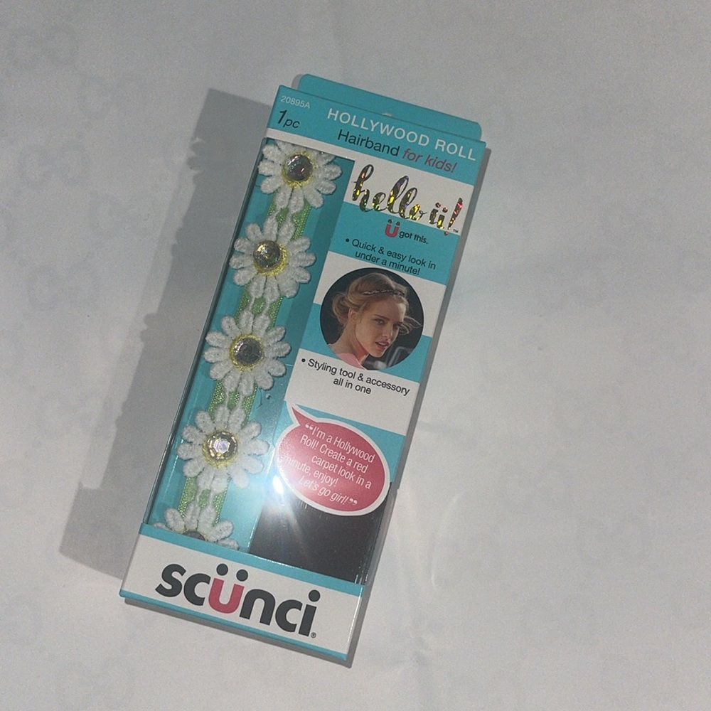 NWT NIB SCUNCI HAIRBAND HOLLYWOOD ROLL - Picture 3 of 6